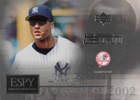 2005 Upper Deck ESPN ESPY Award Winners #AW-19 Derek Jeter Baseball Card