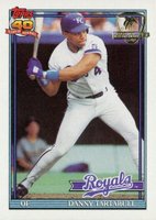 1991 Topps Desert Shield #90 Danny Tartabull Baseball Card