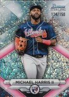 2023 Bowman Sterling #BSR15 Michael Harris II Mini Diamond Baseball Card