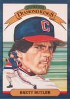 1986 Donruss #12 Brett Butler Diamond Kings Baseball Card