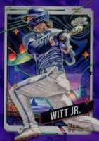 2024 Topps Chrome Cosmic #81 Bobby Witt Jr. Purple Nebula Refractor Baseball Card