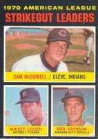 1971 O-Pee-Chee #71 A.L. Strikeout Leaders Baseball Card