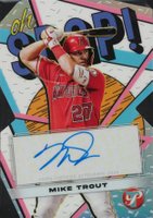 2023 Topps Pristine Oh, Snap! Autograph #OSAMT Mike Trout Baseball Card