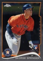 2014 Topps Chrome Update #MB-4 George Springer Baseball Card