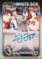 2024 Topps Chrome Chrome Legends Autographs #CLAFT Frank Thomas Baseball Card