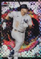 2024 Topps Finest #267 Jasson Dominguez Checkerboard Refractor Baseball Card