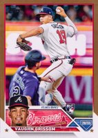 2023 Topps #275 Vaughn Grissom Gold Baseball Card