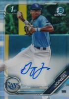 2019 Bowman Draft Chrome Draft Picks Autograph #CDAGJ Greg Jones Refractor Baseball Card