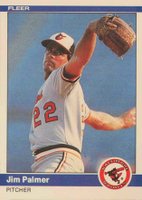 1984 Fleer #16 Jim Palmer Baseball Card