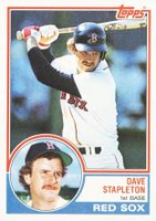 1983 Topps #239 Dave Stapleton Baseball Card