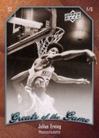 2009 Upper Deck Greats of the Game #12 Julius Erving Basketball Card