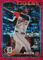 2024 Topps Chrome #2 Colt Keith Magenta Speckle Refractor Baseball Card