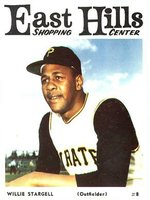 1966 East Hills Pirates #8 Willie Stargell Baseball Card