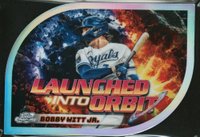 2024 Topps Chrome Cosmic Launched Into Orbit #7 Bobby Witt Jr. Baseball Card