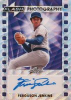 2023 Leaf Eclectic Flash Photography Autographs #FPFJ1 Ferguson Jenkins Purple Wave Baseball Card