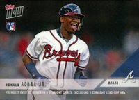 2018 Topps Now  #598 Ronald Acuna Jr. Baseball Card