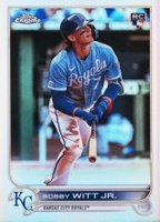 2022 Topps Chrome Update #USC35 Bobby Witt Jr. Refractor Baseball Card