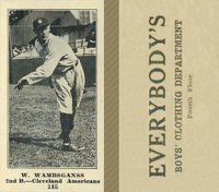 1916 Everybody's #185 W. Wambsganss photo is Fritz Coumbe Baseball Card