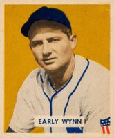 1949 Bowman #110 Early Wynn Baseball Card