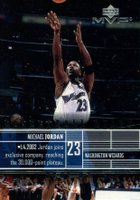 2002 Upper Deck MVP Basketball Diary #B1 Michael Jordan Basketball Card