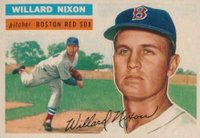 1956 Topps #122 Willard Nixon Gray Back Baseball Card