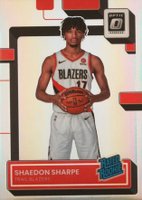 2022 Panini Donruss Optic #249 Shaedon Sharpe Holo Basketball Card