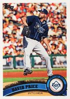 2011 Topps #328 David Price Baseball Card