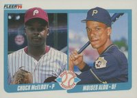 1990 Fleer #650 C.McElroy/M.Alou Baseball Card
