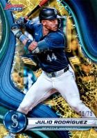 2024 Bowman's Best #59 Julio Rodriguez Yellow Lazer Baseball Card