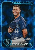 2024 Topps Chrome Sapphire #44 Julio Rodriguez SP Baseball Card