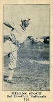 1916 Sporting News #170 Milton Stock Blank Back Baseball Card