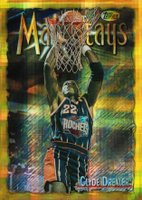 1996 Finest #276 Clyde Drexler Refractor Basketball Card