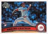 2011 Topps #110 Aroldis Chapman Factory Set Limited Edition Baseball Card