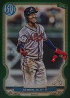 2020 Topps Gypsy Queen #238 Ozzie Albies Green Baseball Card