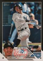 2023 Topps #460 Anthony Volpe Black Baseball Card