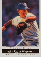 2003 Topps Gallery HOF #15 Nolan Ryan Red Sleeves, Black Glove Baseball Card
