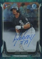 2014 Bowman Chrome Autograph Rookies #JA Jose Abreu Bubbles Refractor Baseball Card