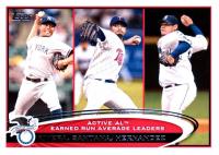 2012 Topps #232 Active AL ERA Leaders Baseball Card