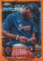 2023 Topps Chrome Update #USC153 Michael Harris II SP-Orange Speckle Baseball Card