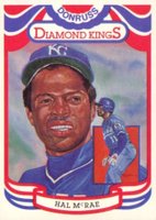 1984 Donruss #11 Hal McRae Diamond Kings-Steele Baseball Card