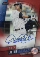 2019 Finest Autographs #FA-DJ Derek Jeter Red Refractor Baseball Card