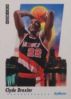 1991 Skybox #579 Clyde Drexler Basketball Card