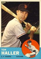 1963 Topps #85 Tom Haller Baseball Card