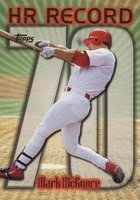 1999 Topps Home Run Record #220 Mark McGwire Home Run #70 Baseball Card