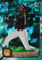 2022 Bowman Chrome Sapphire Edition #45 Oneil Cruz Aqua Baseball Card