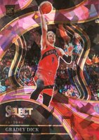 2023 Panini Select #287 Gradey Dick Pink Cracked Ice Basketball Card