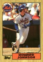 1987 Topps Tiffany #267 Howard Johnson Baseball Card