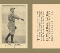 1917 Weil Baking Co. #20 Burns (Geo. J.) Baseball Card