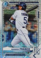 2021 Bowman Mega Box Chrome #BCP57 Wander Franco Baseball Card