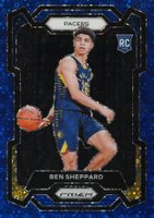 2023 Panini Prizm #172 Ben Sheppard Blue Fast Break Basketball Card